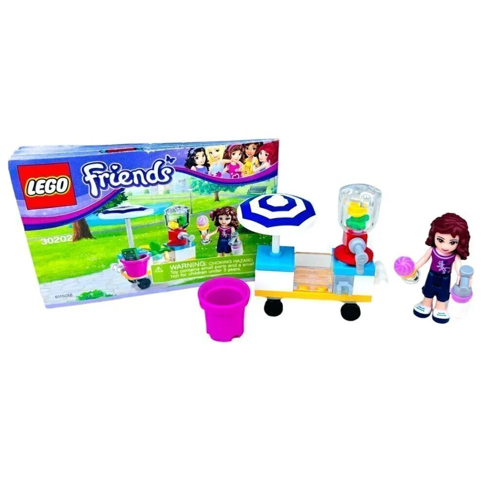 LEGO Friends Smoothie Stand & Gymnastics Bar Replacement Pieces Not Complete